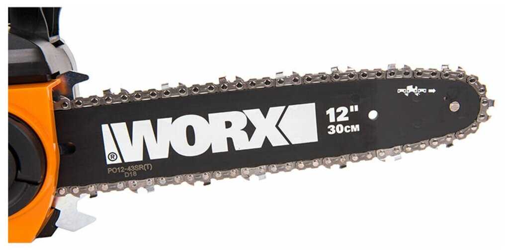 Пила аккумуляторная Worx WG381E (2.0Ач х2) фотография 2