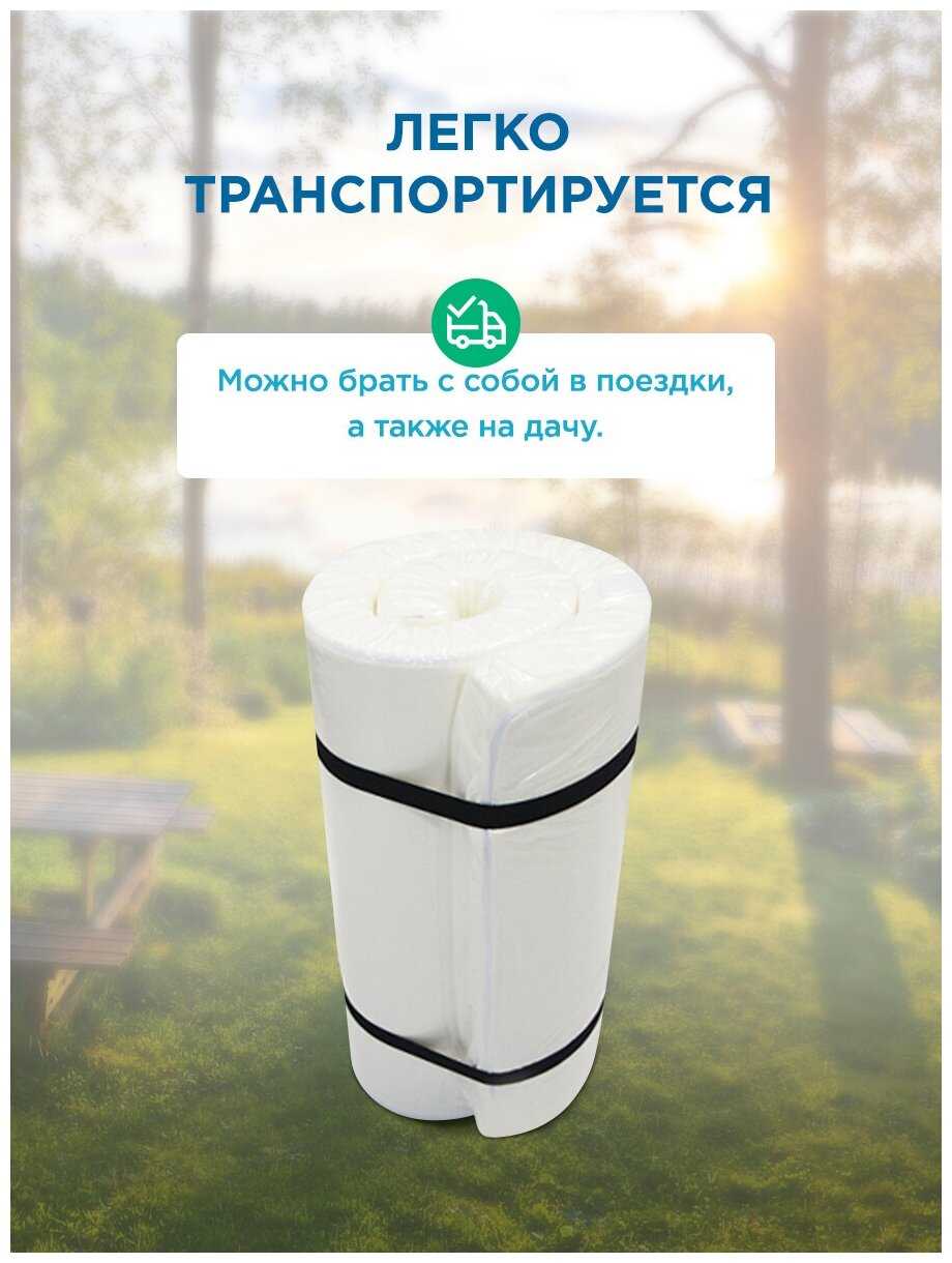 Ортопедический матрас для ночного СНА «детензор - FIBROTOP 5%» (100Х200Х9 СМ) фотография 10