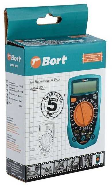 Мультиметр цифровой Bort BMM-800 фотография 17