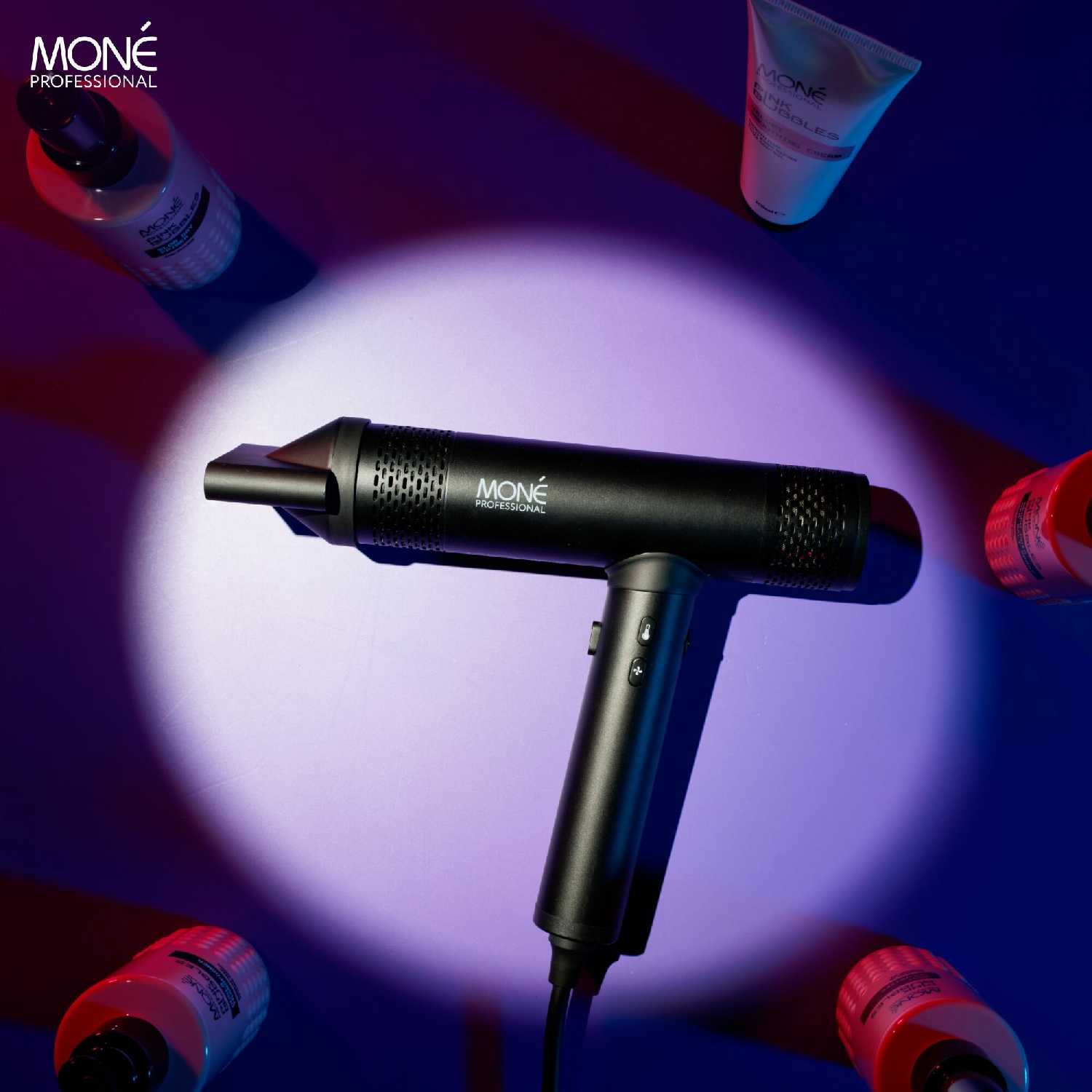 Фен для волос профессиональный черный ELECTRIC BLACK HIGH-SPEED HAIR DRYER фотография 17