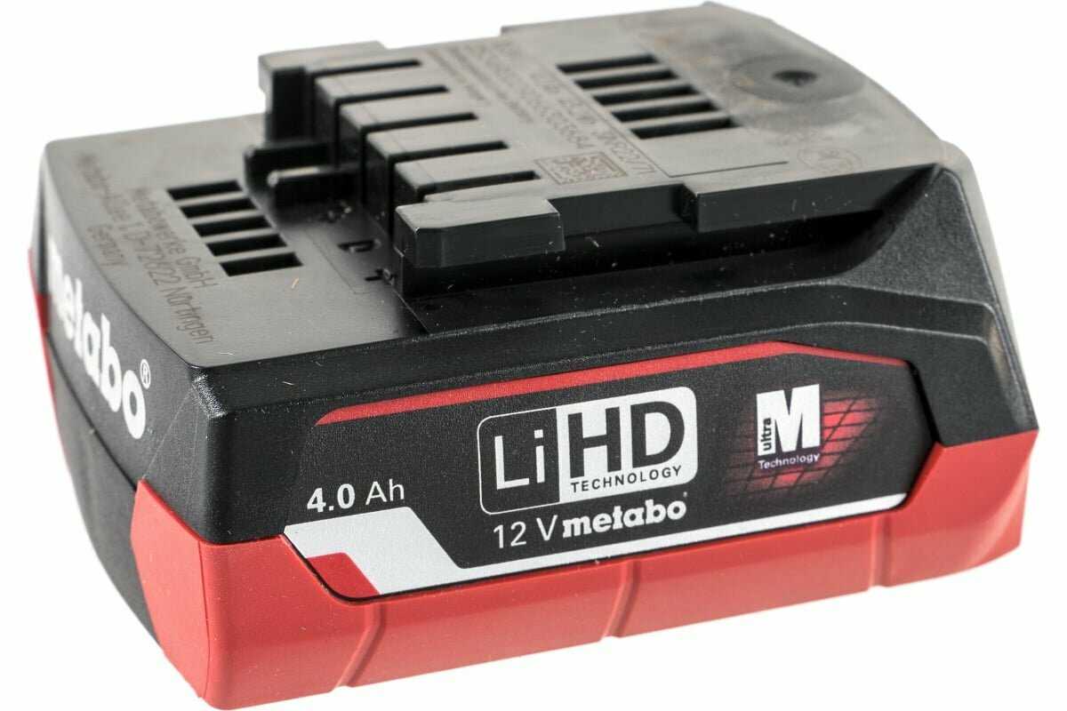 Metabo 12 В (625349000) фотография 7