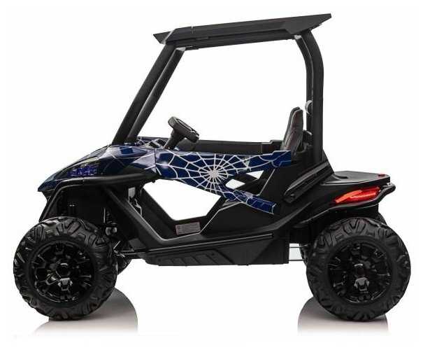 Детский электромобиль RiverToys X777XX, синий паук фотография 1