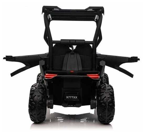 Детский электромобиль RiverToys X777XX, синий паук фотография 2