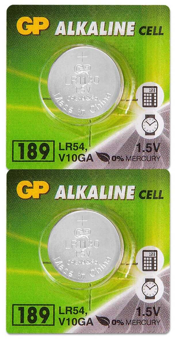 Батарейка AG10 (LR54, LR1130, 389) 1.5V GP Blister фотография 5