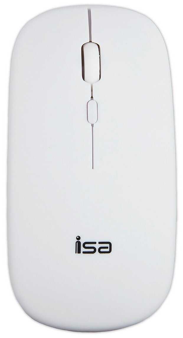 Мышь беспроводная оптическая ISA WM-1, 500 mah, 1200DPI, Plug & Play, Черный фотография 1