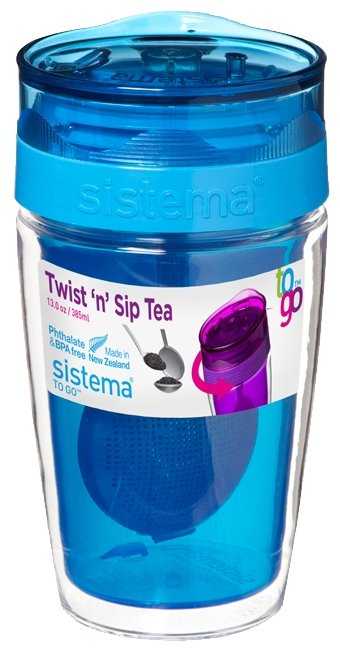 Термокружка Sistema Twist‘n’Sip Tea To Go, 0.37 л фотография 7