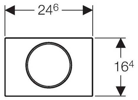 Кнопка смыва GEBERIT Sigma10 115.758.14.5 фотография 1