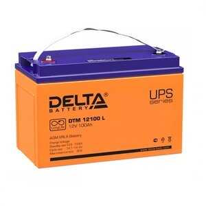 Аккумуляторная батарея DELTA Battery DTM 12100 L (12В) фотография 8