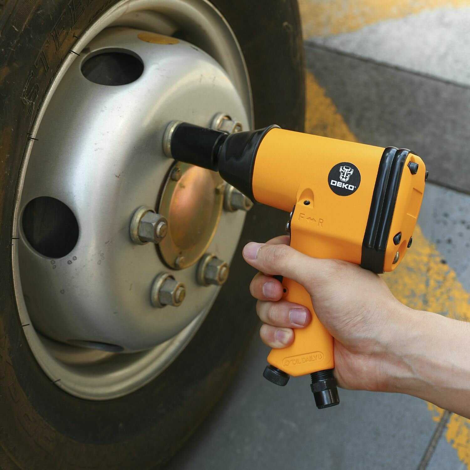 Гайковерт пневматический ударный DEKO DKPT01 SET фотография 5