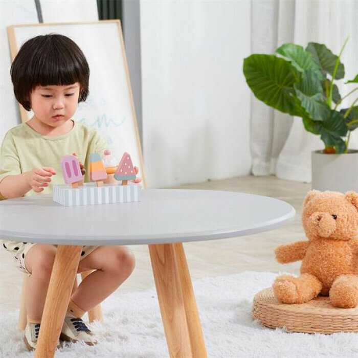 Деревянный игровой набор Viga Toys Эскимо и Мороженое на подставке (44057) фотография 2