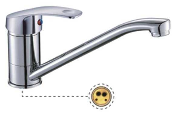 Смеситель для кухни (мойки) Potato P4203, рычажный фотография 1