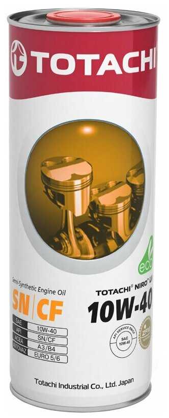 Полусинтетическое моторное масло TOTACHI NIRO LV Semi-Synthetic 10W-40 фотография 1
