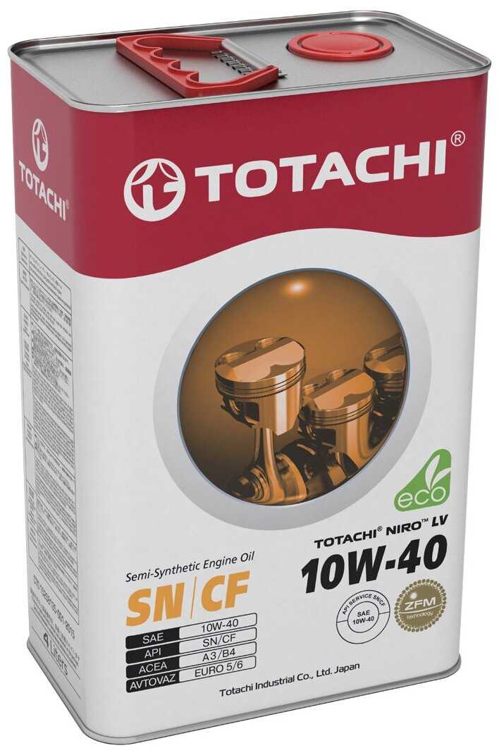 Полусинтетическое моторное масло TOTACHI NIRO LV Semi-Synthetic 10W-40 фотография 2