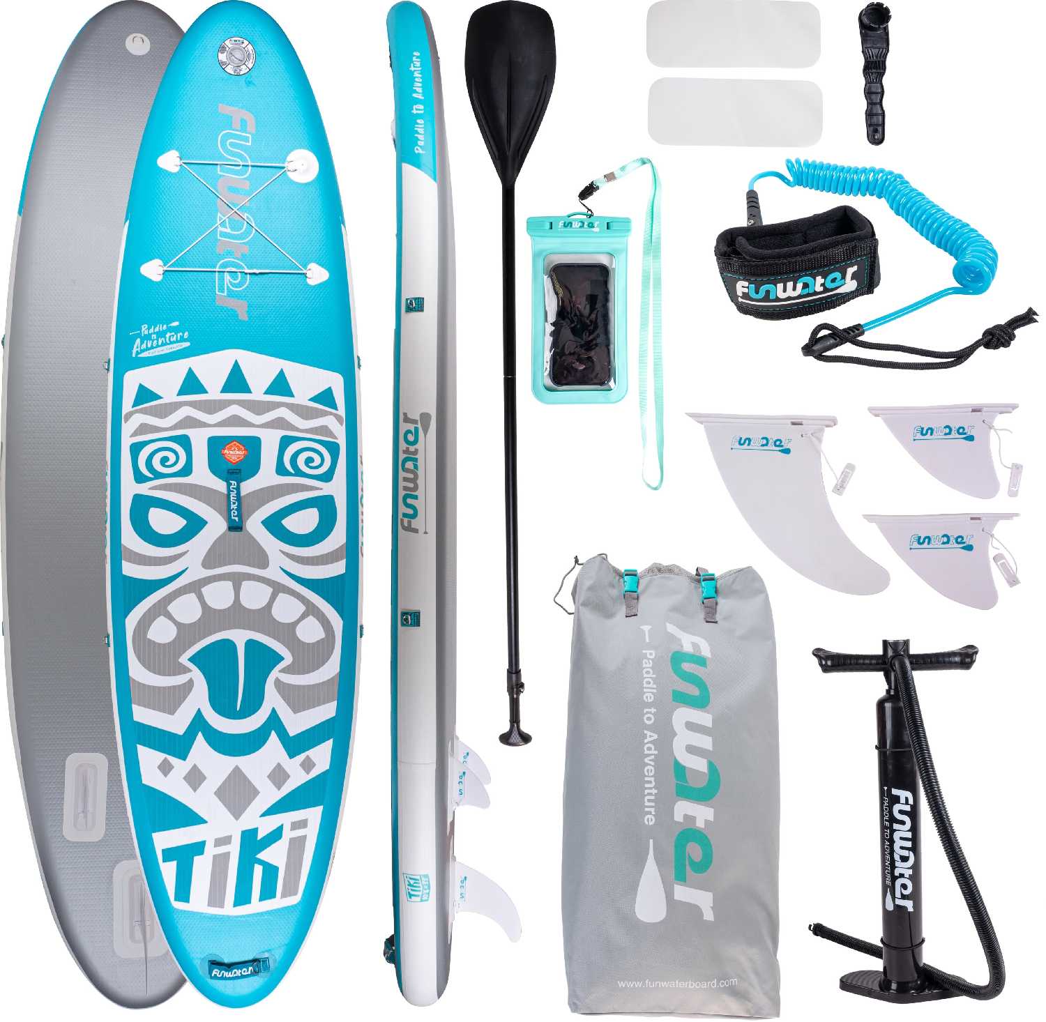 Сапборд Tech Team INKY (335x84x15 см) надувной двухслойный sup board (сиденье в комплекте), синий фотография 16