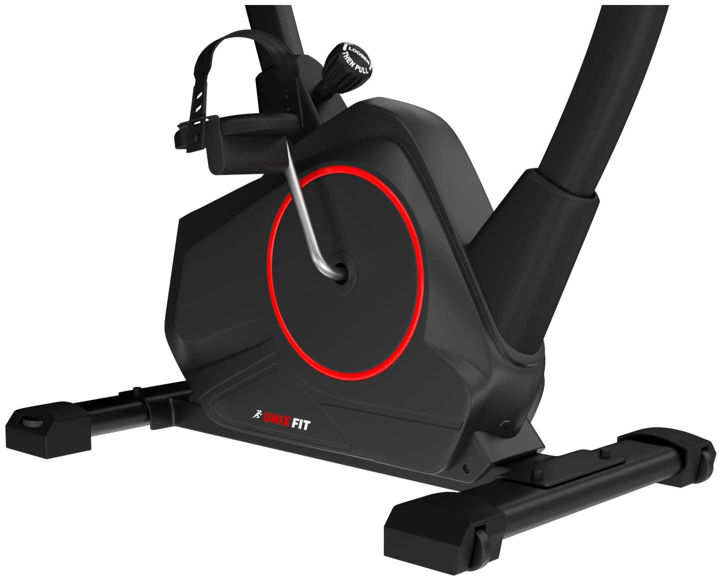Вертикальный велотренажер UnixFit BL-390E + набор для фитнеса фотография 11