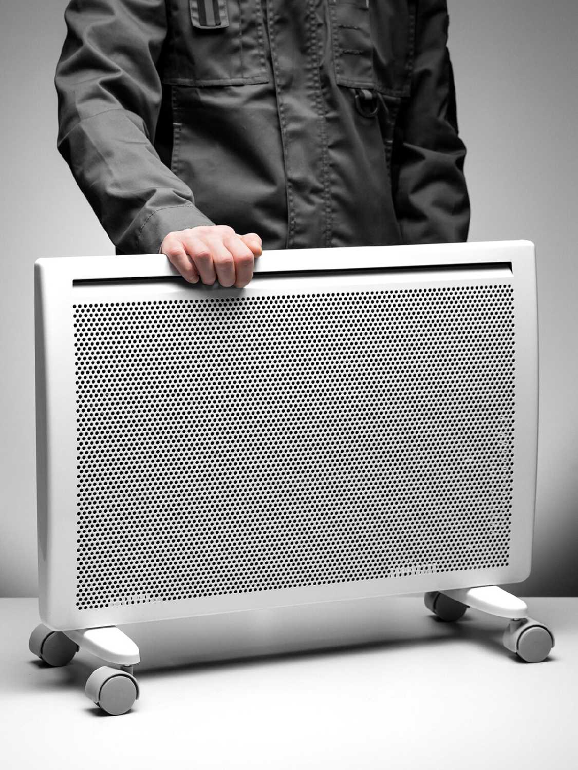 Конвектор гибридный электрический Denzel HybridX-2000 ИК нагреватель, цифровой термостат 98120 фотография 7