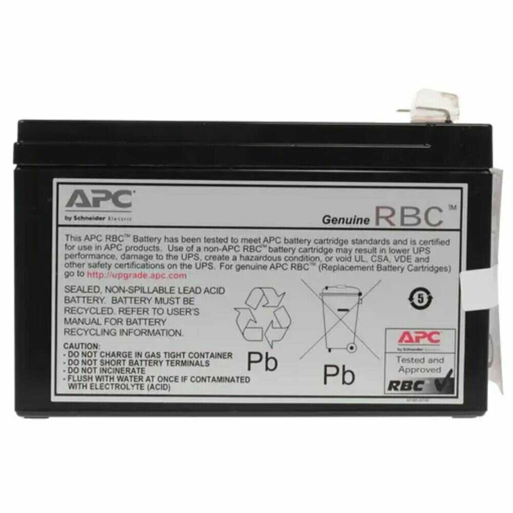 Аккумуляторная батарея APC by Schneider Electric RBC17 (12В 9 А·ч) фотография 6