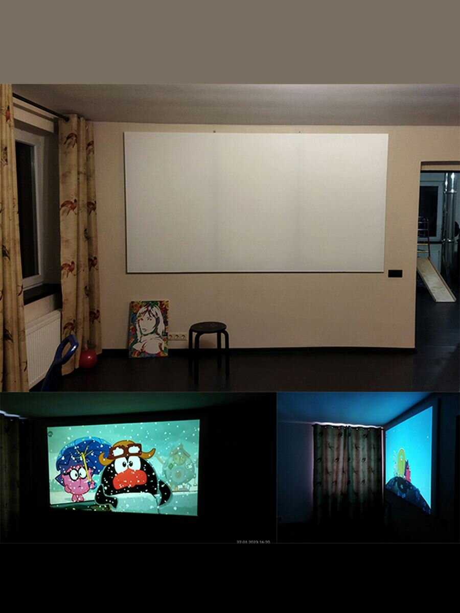 Экран для проектора ALR Антибликовый фотография 9