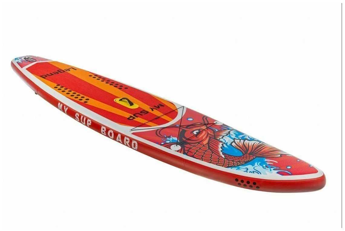 Сап борд полный комплект 350х84х15 / Sup board KOI 11.6 надувной для серфинга с веслом фотография 18