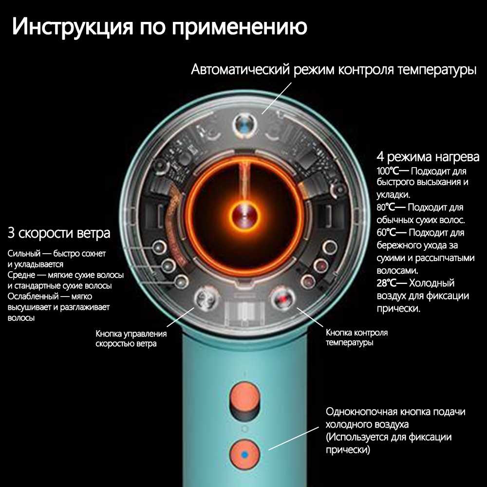 Профессиональный фен для волос beutyone 10 В 1 фотография 8