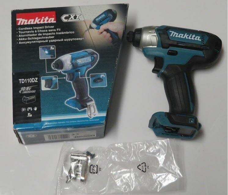 Ударная аккумуляторная дрель-шуруповерт Makita TD110DZ фотография 7