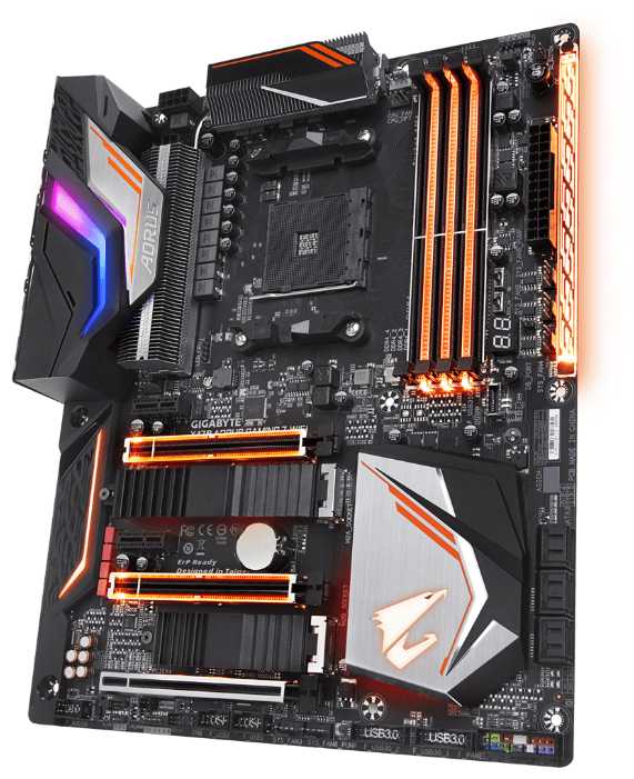 Материнская плата GIGABYTE X470 AORUS GAMING 7 WIFI (rev. 1.0) фотография 2