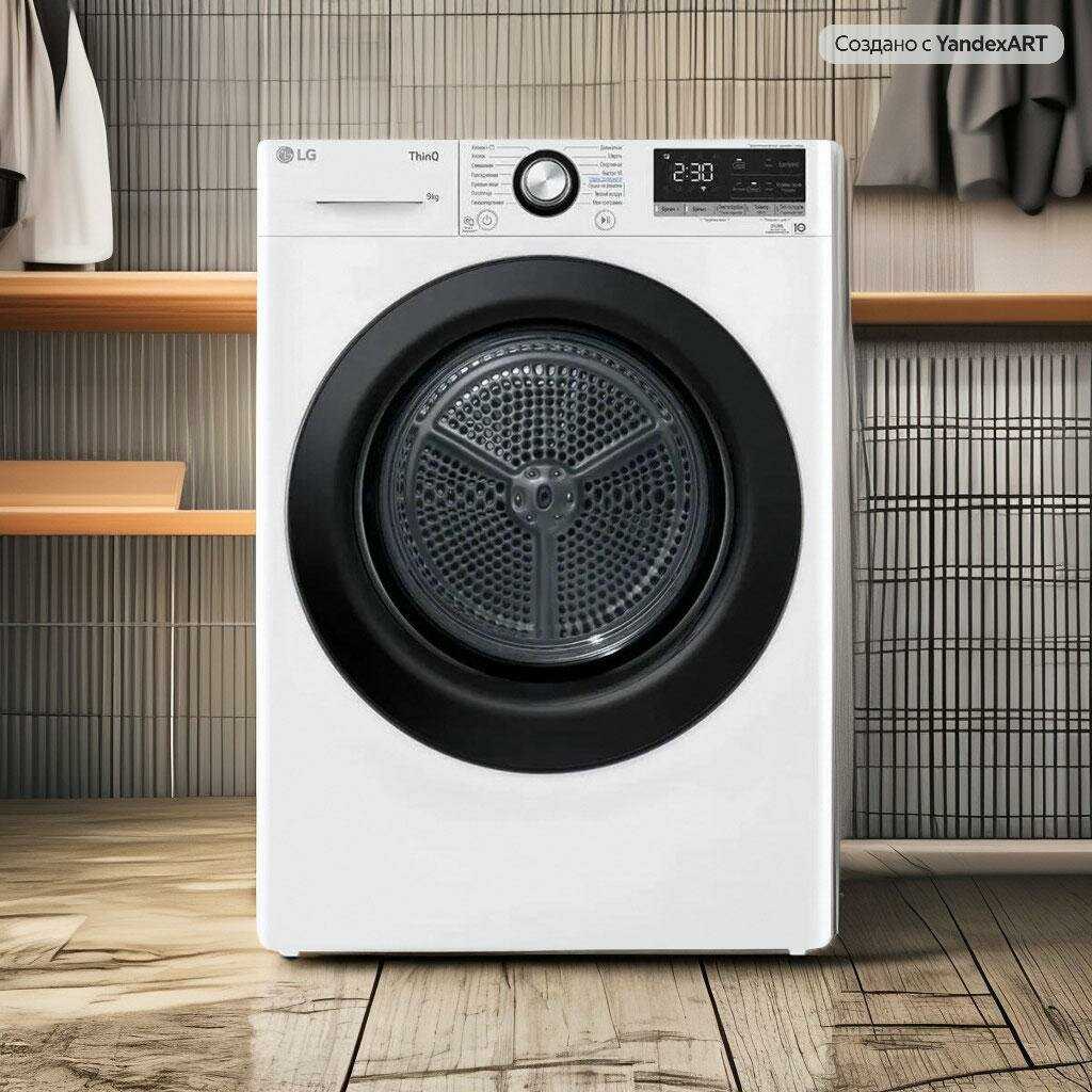 Сушильная машина LG DC90V3V6W фотография 4