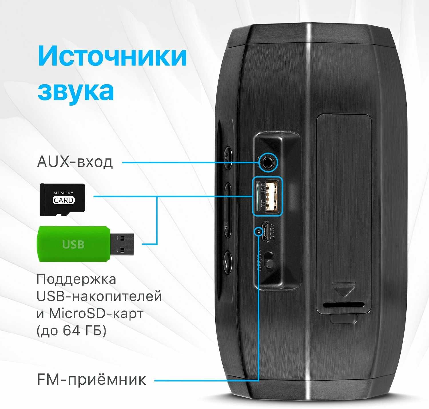 Колонка портативная Defender G36 (5Вт) фотография 7