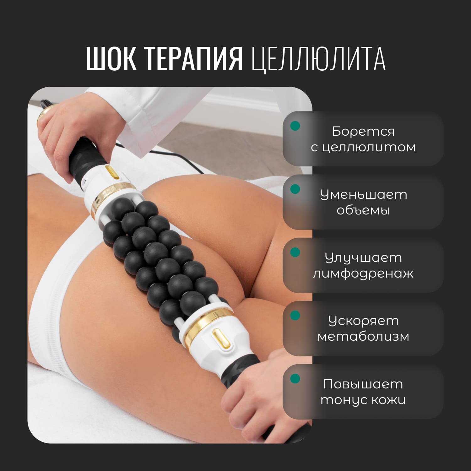 Антицеллюлитный массажер для тела AMG150 фотография 2