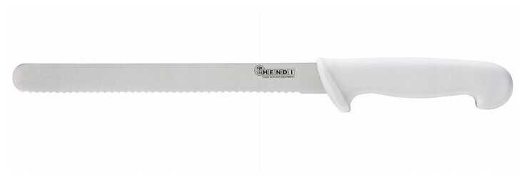 Профессиональный нож для хлеба и сдобы HENDI, белый, 250 мм, 843055 фотография 1