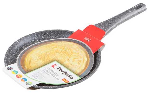 Сковорода блинная Perfecto Linea Grey 55-242111 , подходит для индукционных плит фотография 1