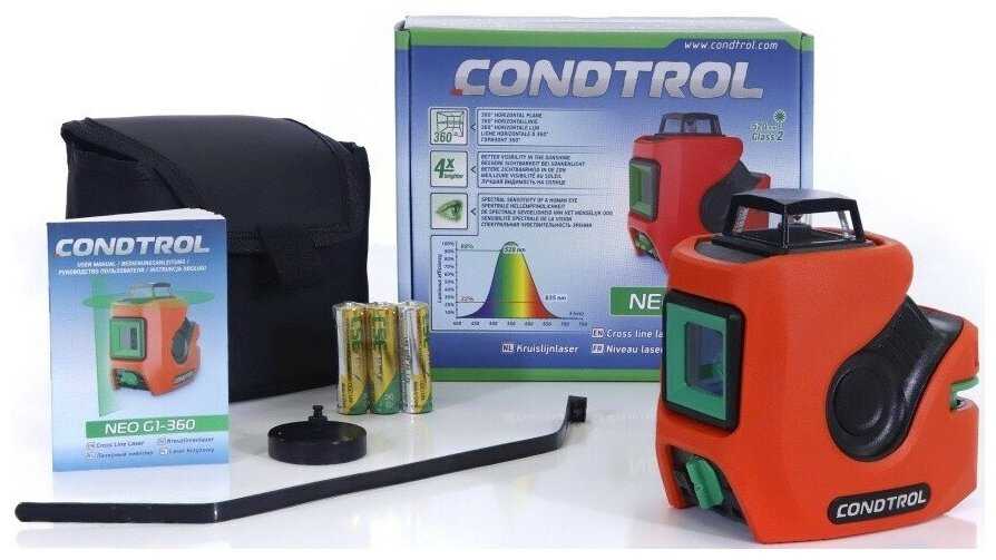Лазерный нивелир CONDTROL Neo G1-360 (1-2-156) фотография 6