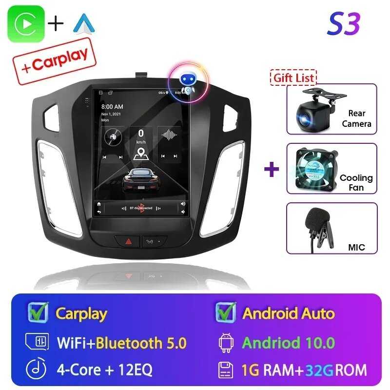Автомагнитола Android 12 (для Ford Focus Mk3 2011-2017) фотография 32