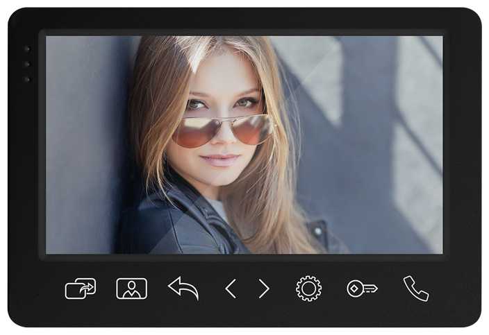 Full HD видеодомофон для дома, офиса, квартиры Novihome DARK SURFACE 7 FHD. Запись фото и видео, совместим с подъездным домофоном фотография 1