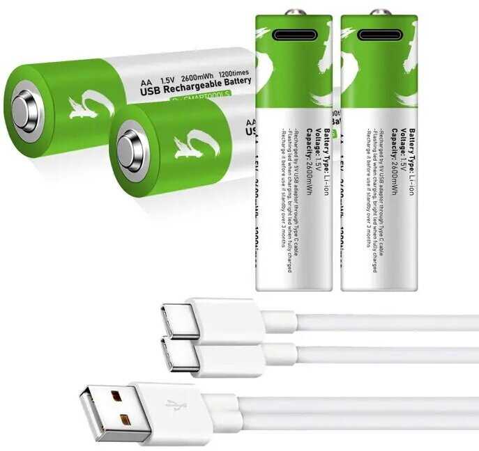 Аккумулятор АА 2600 mWh (2 шт) фотография 19