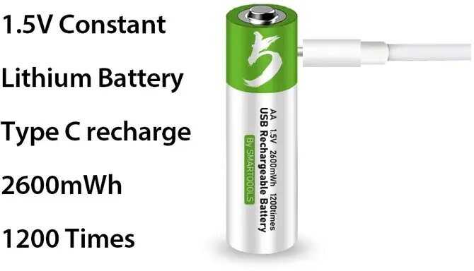 Аккумулятор АА 2600 mWh (2 шт) фотография 20