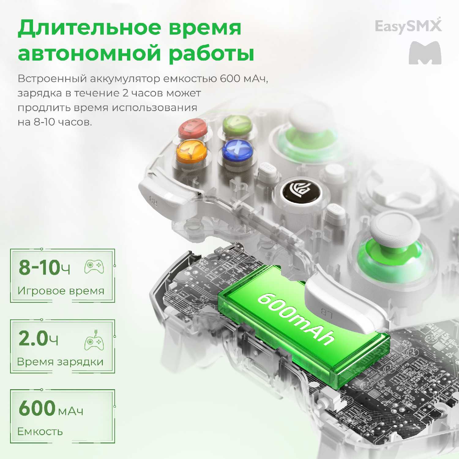 Беспроводной геймпад EasySMX ESM-9013Pro (VG-C417) фотография 8