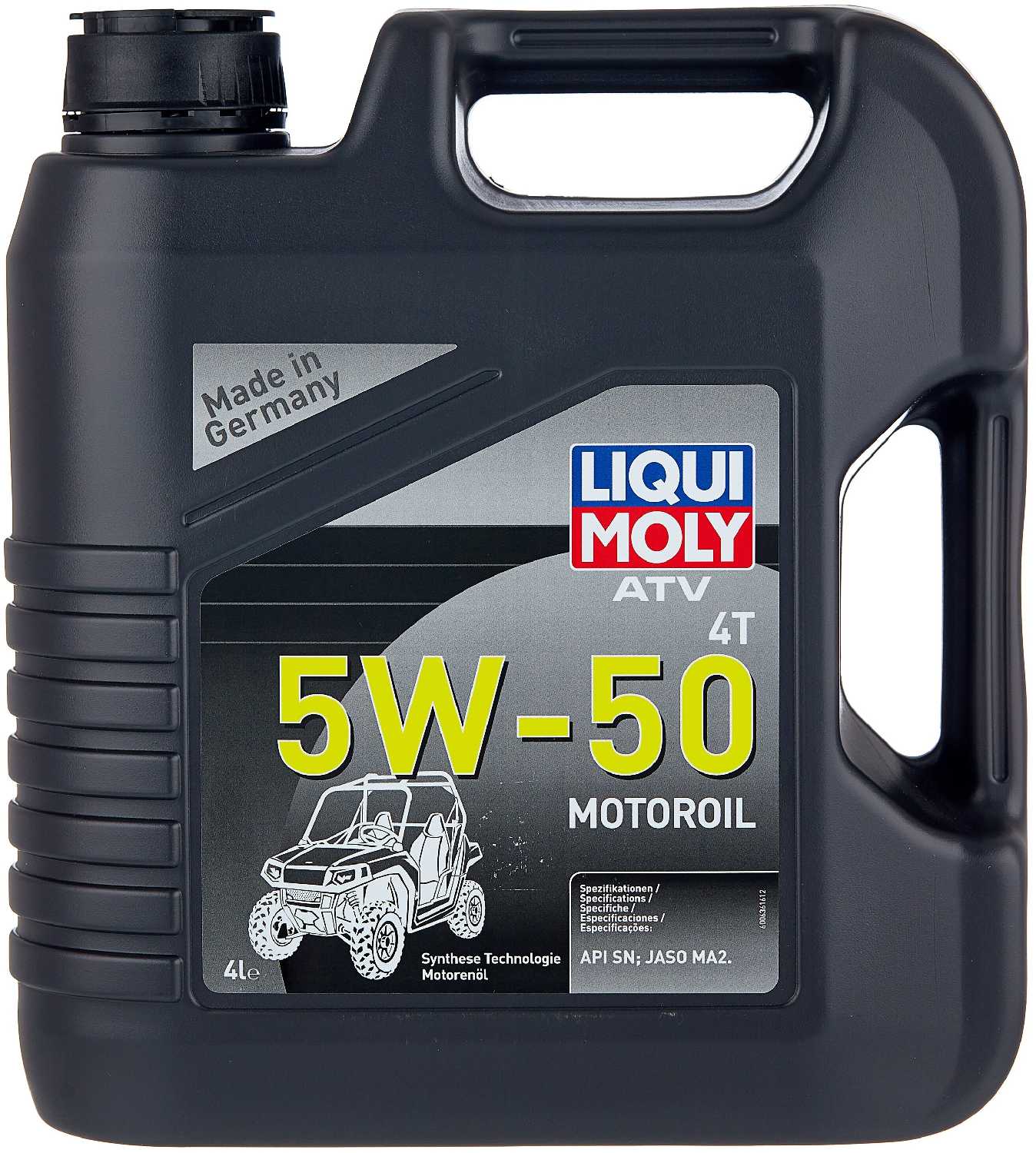 HC-синтетическое моторное масло LIQUI MOLY ATV 4T Motoroil 5W-50 фотография 3