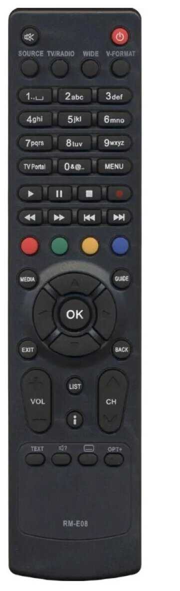 Модельный пульт для Humax RM-E08