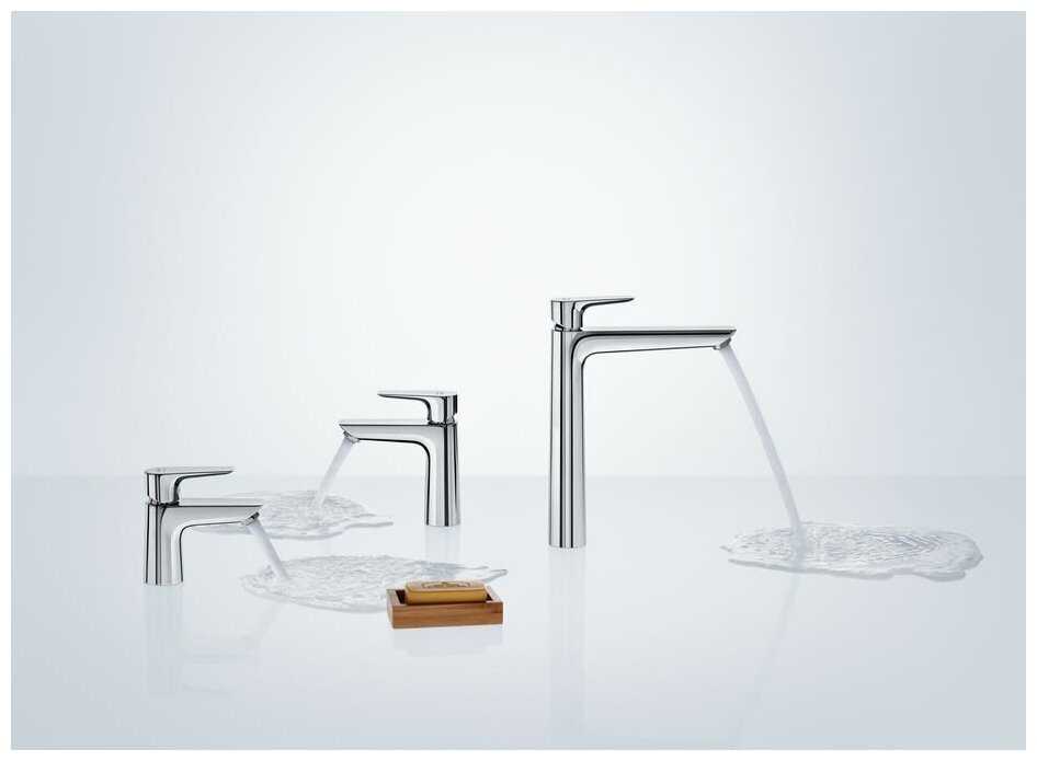 Смеситель для раковины (умывальника) hansgrohe Talis E 71700000, рычажный фотография 2