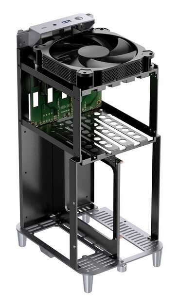 Корпус компьютерный JONSBO N1 (mini-ITX, SFX) фотография 11