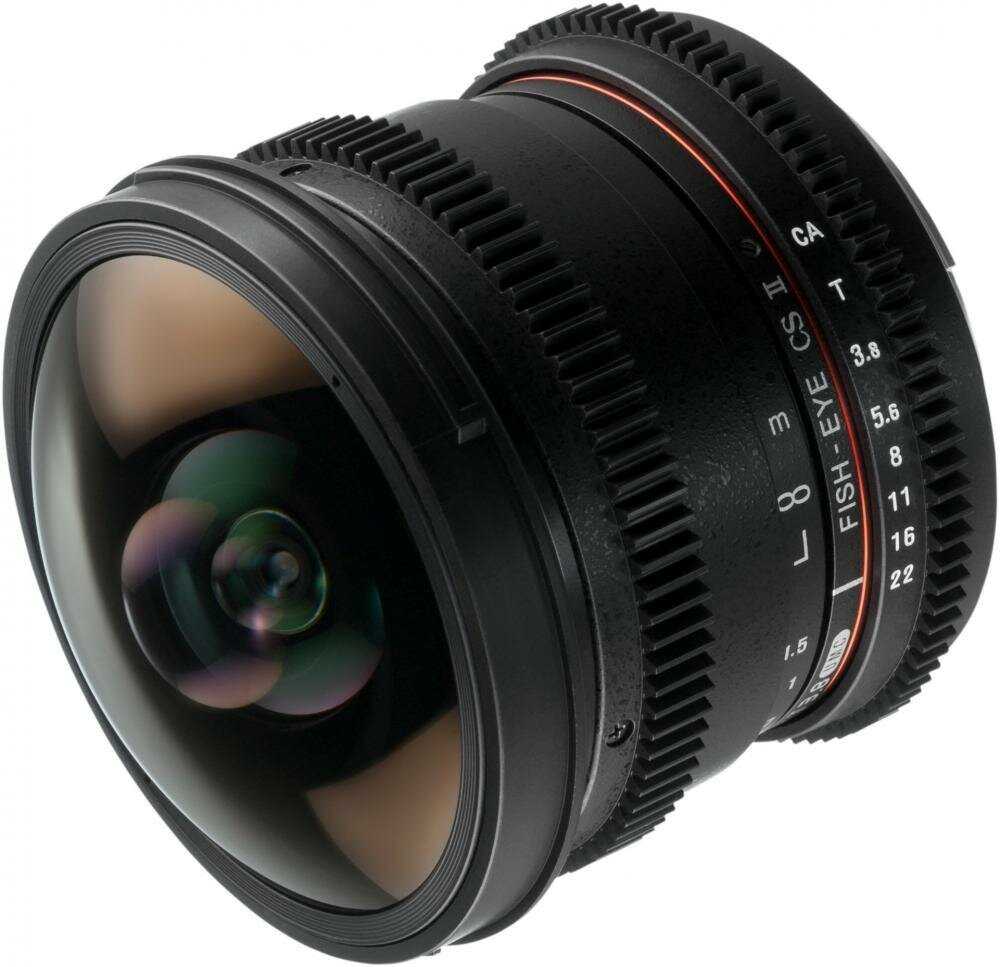 Объектив Samyang 8mm T3.8 AS IF UMC Fish-eye CS II (VDSLR) фотография 6