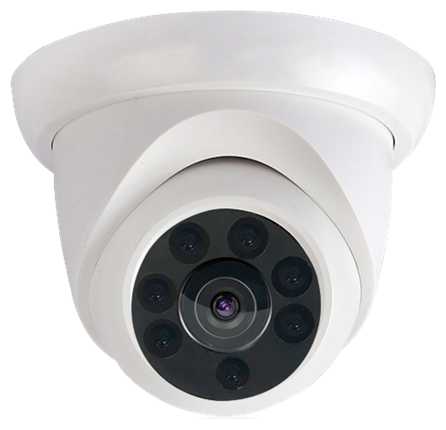 Камера видеонаблюдения IP купольная SMART HTV-IP-D1101-5Mp для внутренних помещений