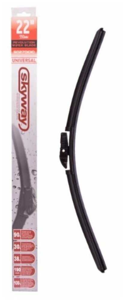 Щетка стеклоочистителя бескаркасная SKYWAY S02701010 фотография 9