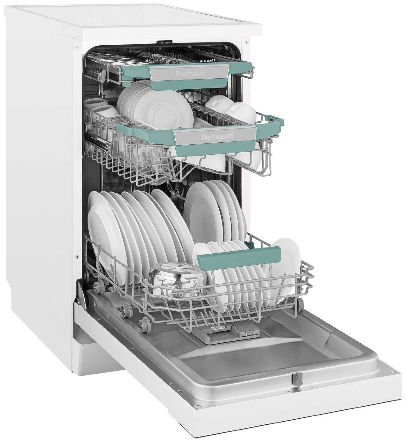 Посудомоечная машина Weissgauff DW 4539 Inverter Touch AutoOpen фотография 18
