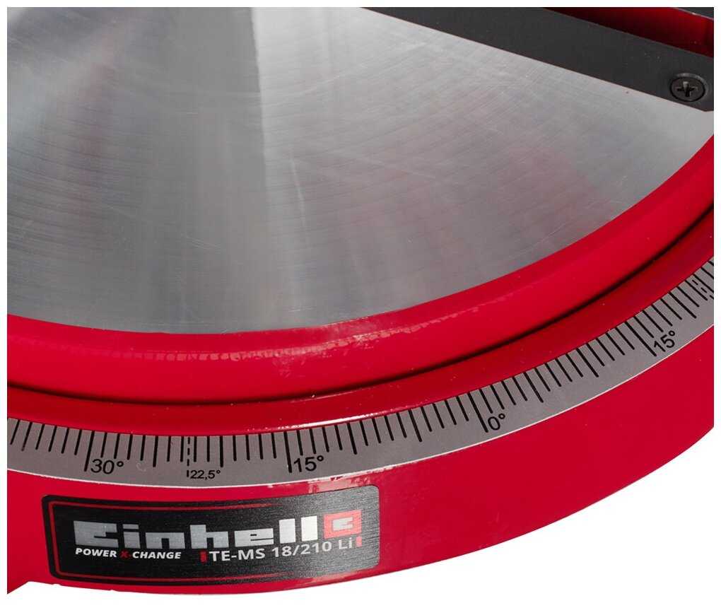 Торцовочная аккумуляторная пила Einhell TE-MS 18/210 Li-0 фотография 10
