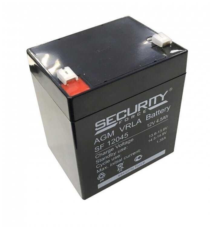 Аккумуляторная батарея Security Force SF 12045 12В фотография 1