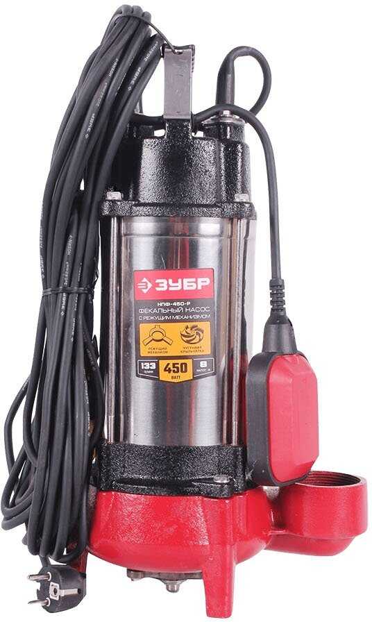 Фекальный насос ЗУБР НПФ-250 фотография 7