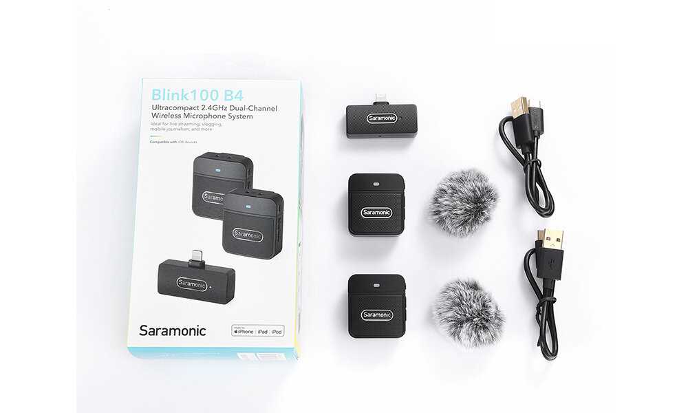 Радиосистема Saramonic Blink100 B4 (TX+TX+RX) фотография 2