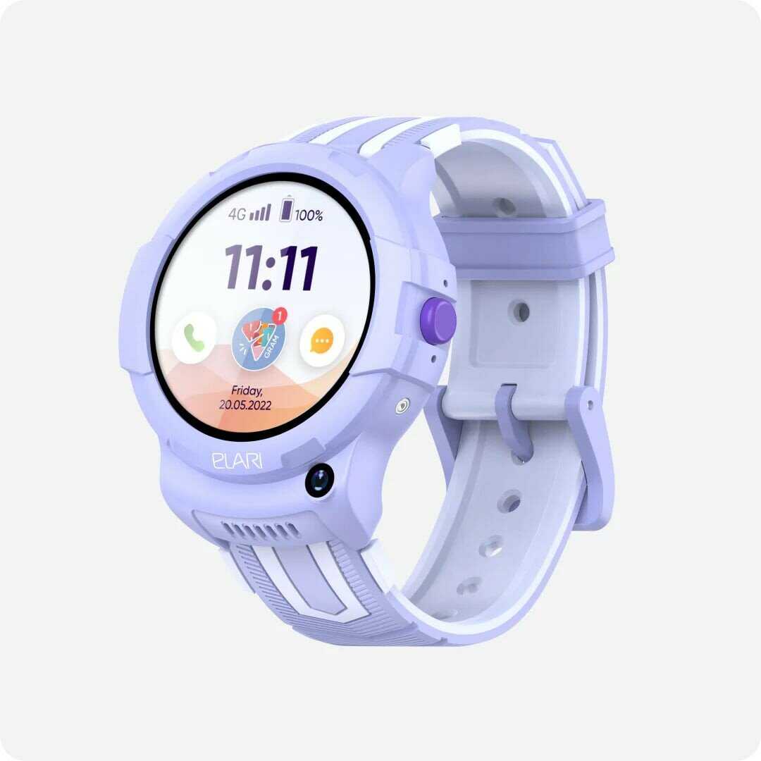 Смарт-часы детские Elari Wink (4G-W-PUR) фотография 13